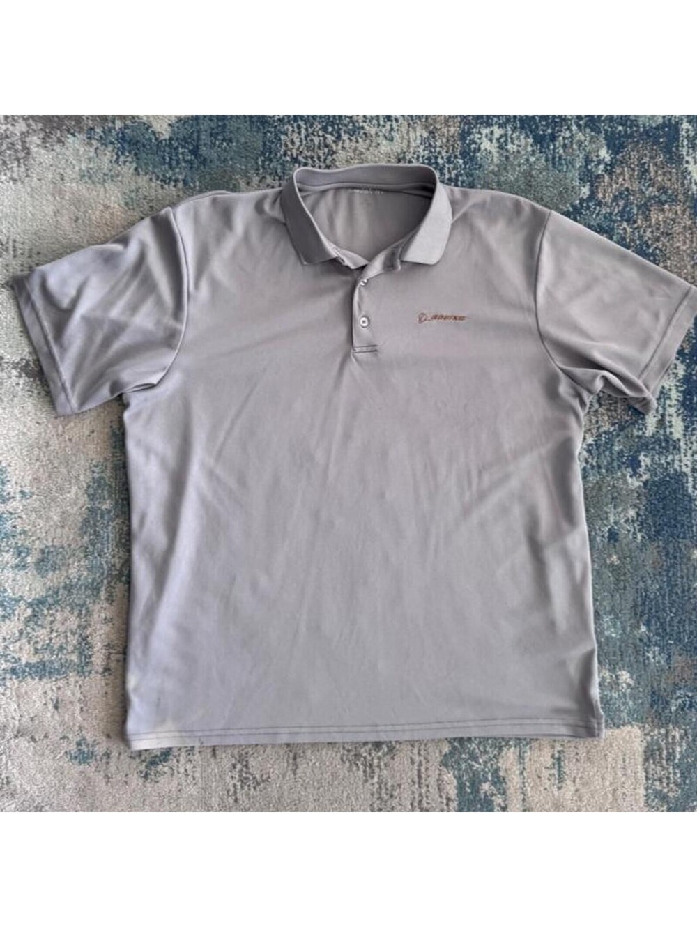 Men's Grey Boeing Polo-shirt